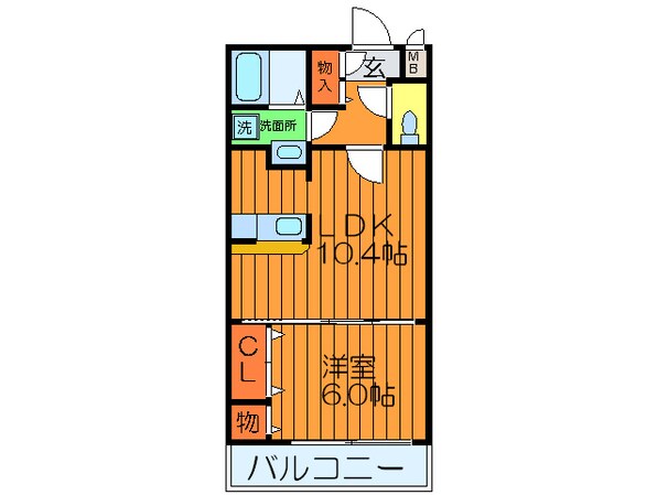 フジパレス藤が尾の物件間取画像